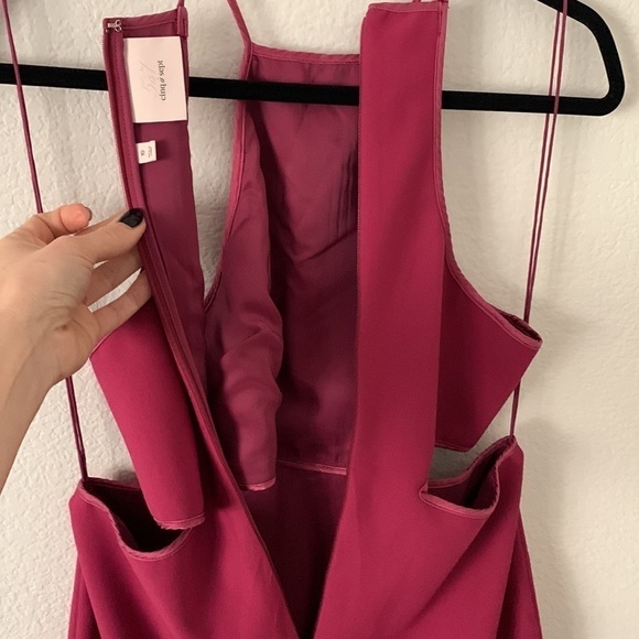 Cinq a Sept Orchid Halter Yael Dress - Picture 13 of 16